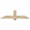 Ekena Millwork Eugene Rough Sawn Timber Gable Bracket, Douglas Fir, 60"W x 17"H x 2"D x 6"F, 7/12 Pitch GBW060X17X0206EUG00RDF - alternate 1